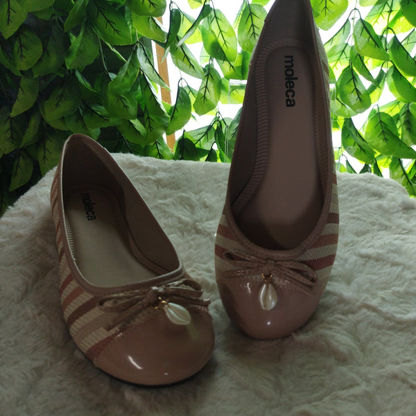 ️⚜️Sapatilha Camel Tecido Moleca