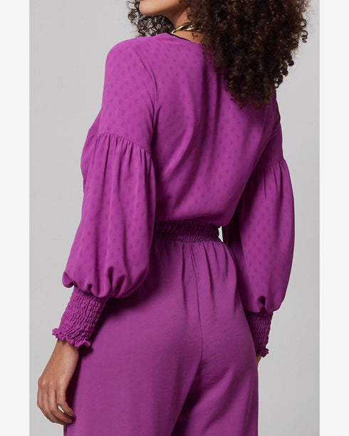 Blusa manga longa franzido💫