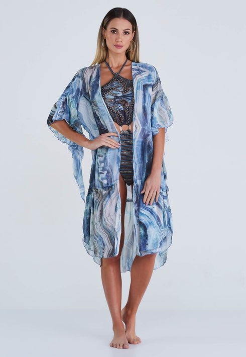 Saída de praia com estampa✅🅾️