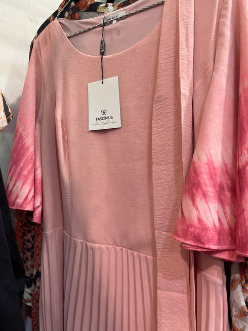 Vestido midi plissado gode G