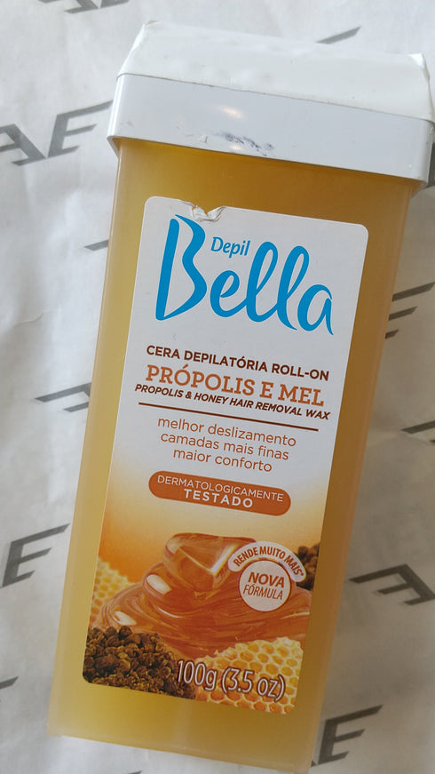 Cera Depilatória Roll-On Depil Bella Própolis e Mel 100g