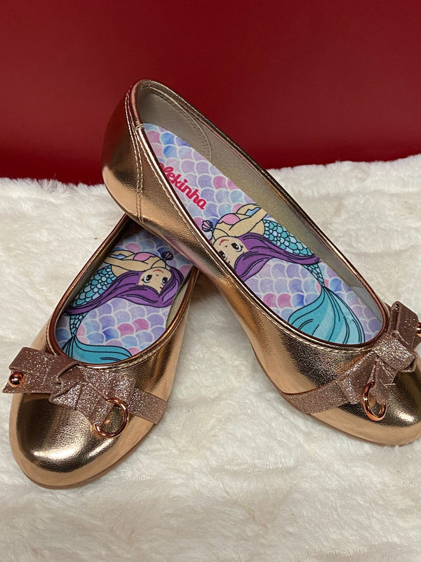 ⚜️ Sapatilha Gold Pink Molekinha
