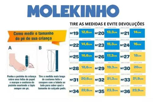 ⚜️Tênis Infantil Caramel Molekinho