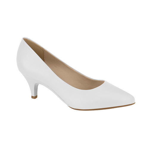 ⚜️Scarpin White Beira Rio🟣