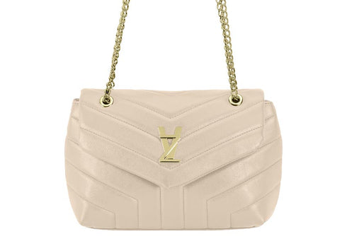 Bolsa Vizzano Cream 985 Napa Soft Strech Bag Neo Vizzano