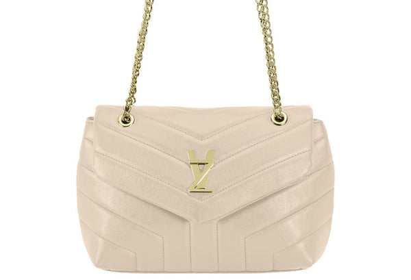 Bolsa Vizzano Cream 985 Napa Soft Strech Bag Neo Vizzano