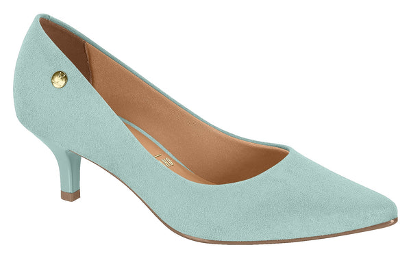 ⚜️Scarpin Light Turquoise Camurça Vizzano✅