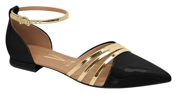 ⚜️Scarpin Black Golden Vizzano✅