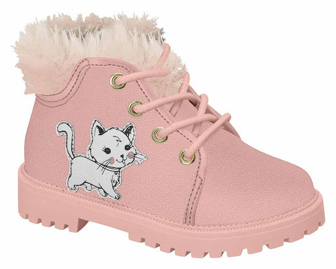 Coturno Infantil Rosa Cha Molekinha Baby