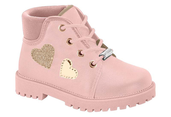 Bota Infantil Pink 942/pink Golden Napa Turim/lycra Viena Protection Molekinha