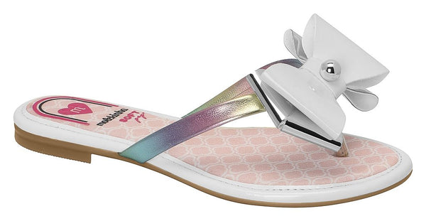 ️Rasteirinha Multi Silver White Molekinha#