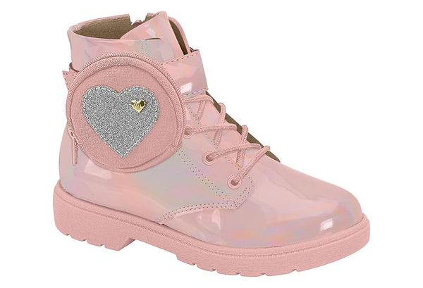 Bota Infantil Pink 942/silver Vz Bore Neo/np T/lycra Vie Pr/g M S Molekinha