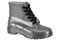 Bota Infantil Black 01 Translucent-silver Pvc Gliter Molekinha