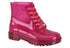Bota Infantil Pink 966 Neon Translucido-pink Pvc Gliter Molekinha
