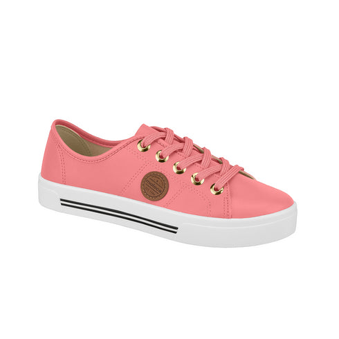 Tênis Coral Casual Feminino Moleca.