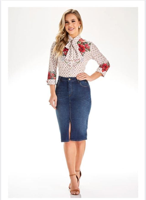 Saia Via Tolentino Jeans 103071 💫