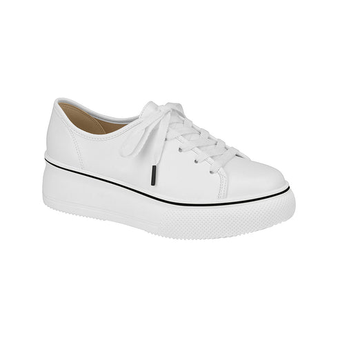 ️Tênis Casual White Black Plataforma napa✨