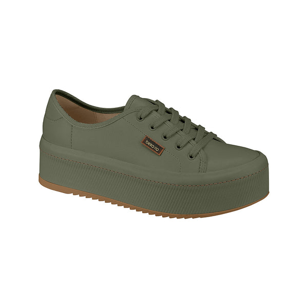 Tênis Flatform Militar Green Black Napa Turim✨