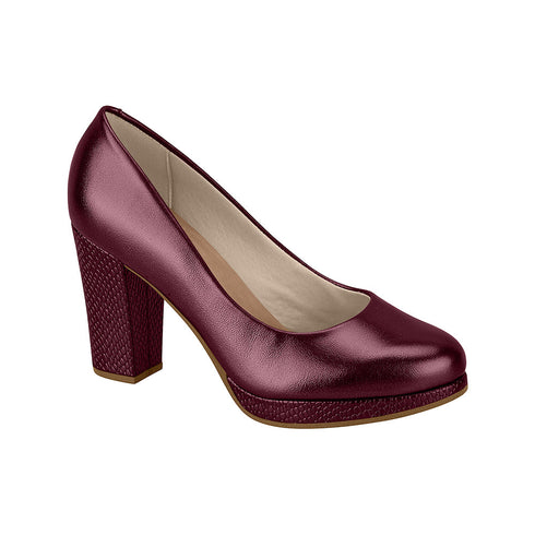 ⚜️Scarpin Wine Metalizado Premium✅