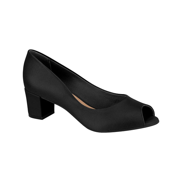 ⚜️Peep Toe Black Napa Turim🟣