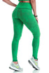 Legging Dupla face Estampa Floral Verde