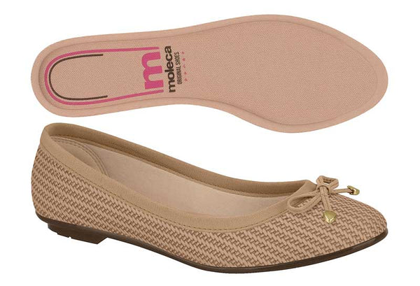 ⚜️Sapatilha Nude Moleca🟣