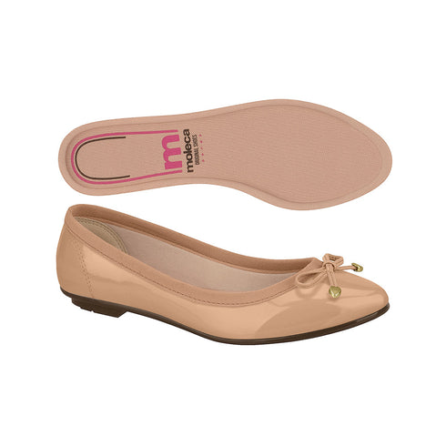 ⚜️Sapatilha Nude Rasteira Moleca✅🍂