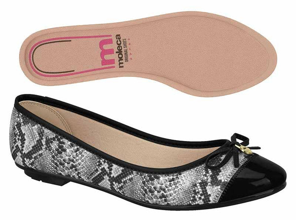 ⚜️Sapatilha Tecido Coral Verniz Fresh Neo Moleca🍂