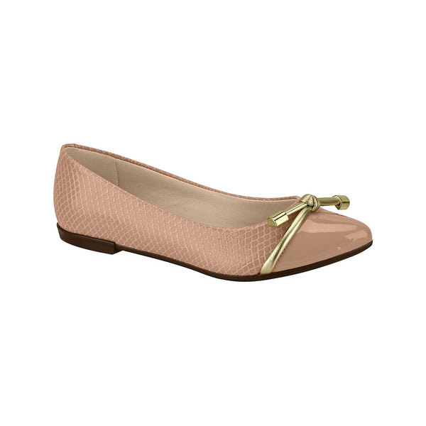 ⚜️Sapatilha Nude Bico Fino Moleca✅