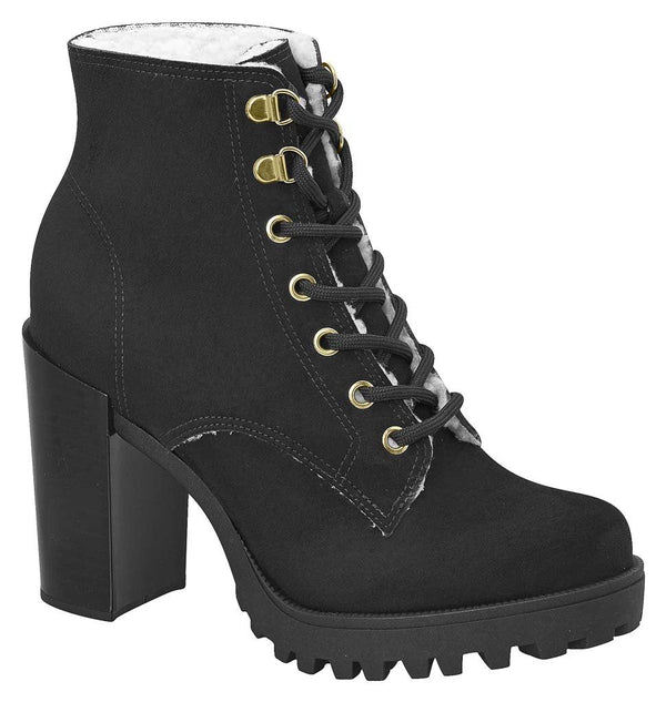 .Bota Coturno Black Moleca