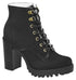 .Bota Coturno Black Moleca