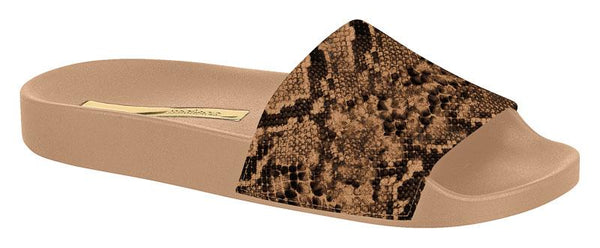 ️Chinelo Slide Tecido Coral Moleca-