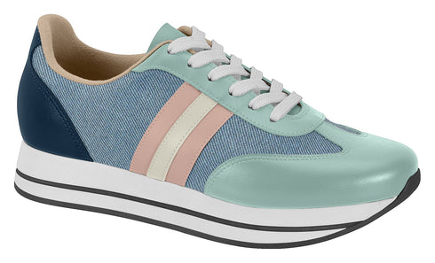 ️✨Tênis Jeans/Light Turquoise/Navy/White/Pink Moleca⚜️🍂