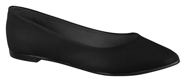 Sapatilha Black Bico Fino Moleca.