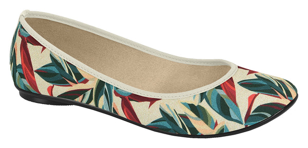 ⚜️Sapatilha Tecido Maxxi Folhas Moleca🍂