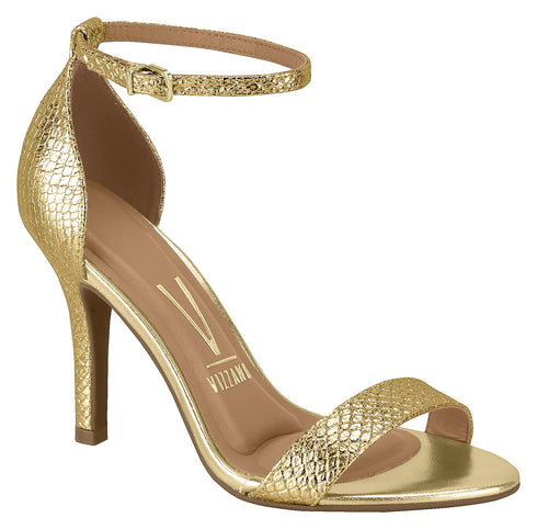Sandália Salto Agulha Golden Vizzano-