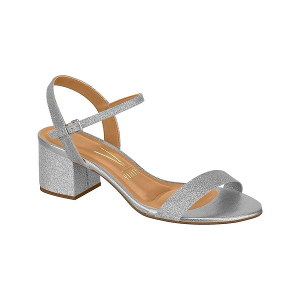 ⚜️Sandália Silver Glitter Premium