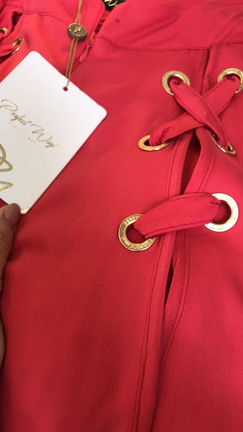 Calça Pantacourt com abertura RB911030💫