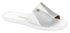 Chinelo Slide Silver White Vizzano