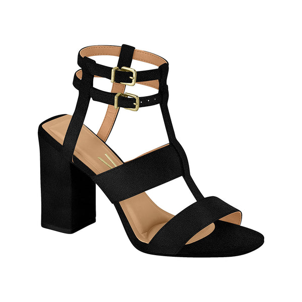 ⚜️Sandália Black Salto Bloco