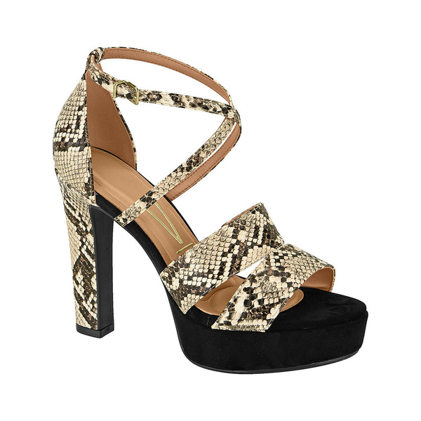 ⚜️️Sandália Beige Black Meia Pata