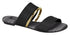 ️⚜️Chinelo Slide Black Golden Beira Rio