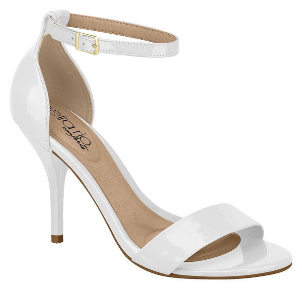 ⚜️Sandália Salto Agulha White Beira Rio