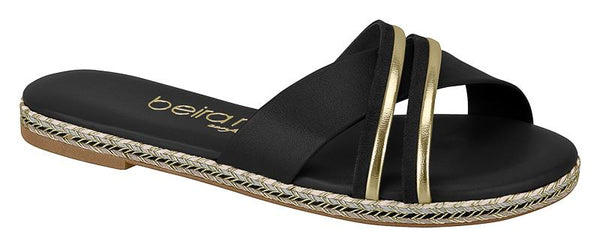 ️Chinelo Slide Np Turim T Pr Cam Flex Met Premium Beira Rio