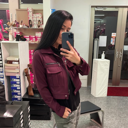 Jaqueta Alfaiataria Roxo💫