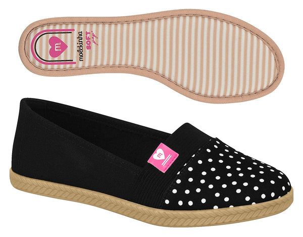 Slip On Black Molekinha#