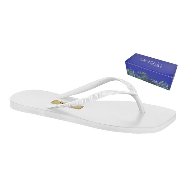 ⚜️Chinelo White Beira Rio