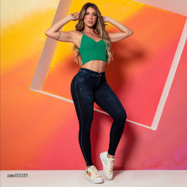 PIT BULL CALÇA SUPER SKINNY FEMININA💫