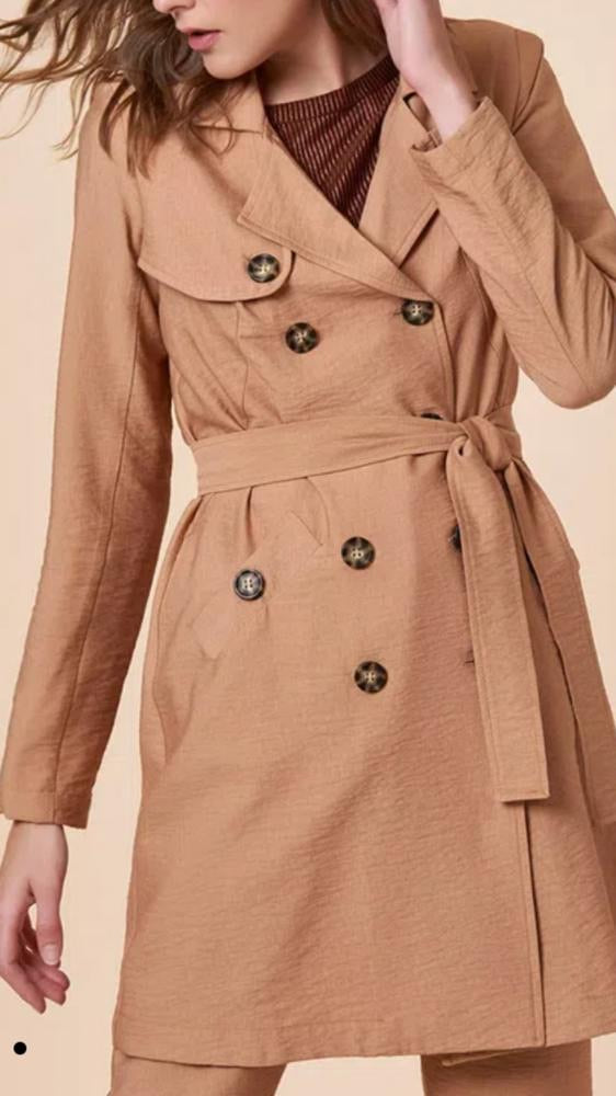 Casaco longo transpassado TVZ-3021 💫