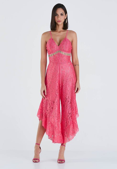 Macacão rendado pantacourt hot pants💫